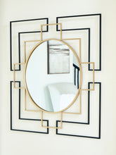 Orleans Furniture - Ashley Furniture - Oceanal Mirror - Accent Mirror / Black/Gold Finish - A8010394